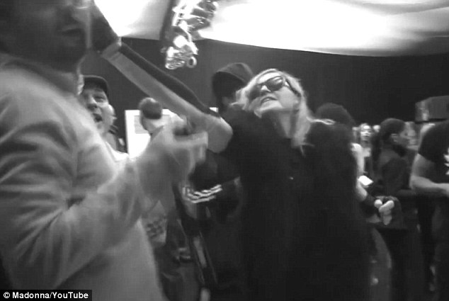 Madonna Throws A Plate Of Cake At Her Mangers Face!!!! (Video and Photos