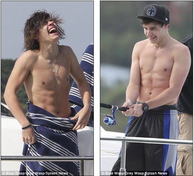 Shirtless One Direction