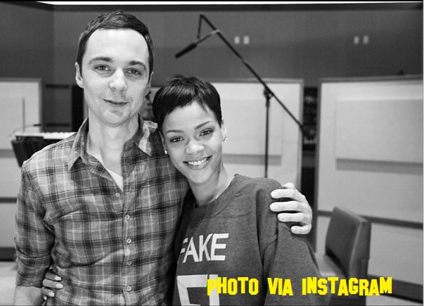 Rihanna Poses With Jim Parsons